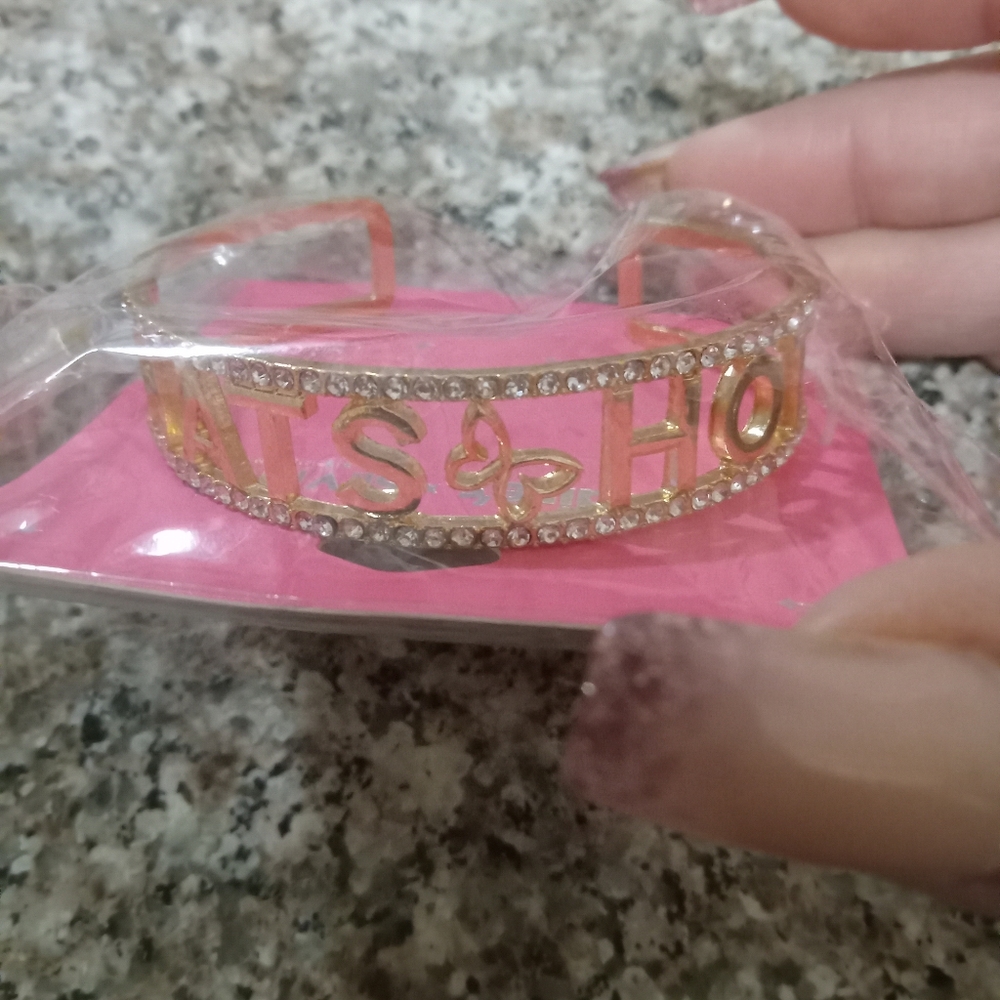 Claire's Gold and Pink Hair Accessory